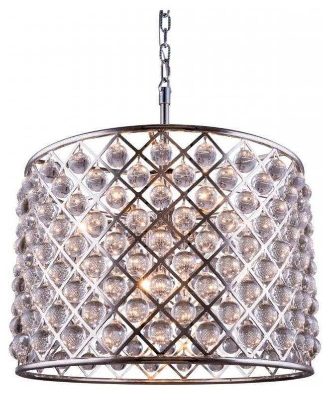 Elegant 1204 Madison Collection Chandelier, Polished NickelBy Elegant Furniture & Lighting