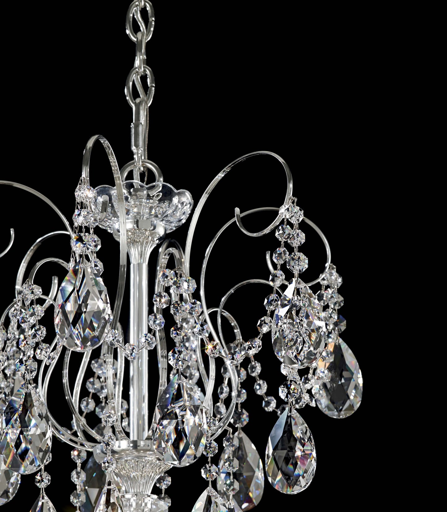 Schonbek St1952N-40S 14 Light Crystal Chandelier, Polished SilverBy Schonbek