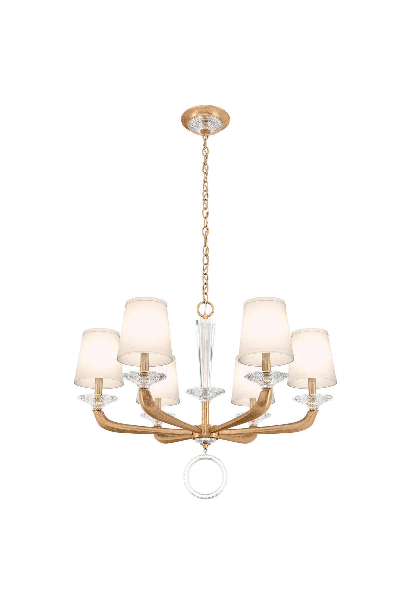 Schonbek Ma1006N-26O 6 Light Crystal Chandelier, French GoldBy Schonbek