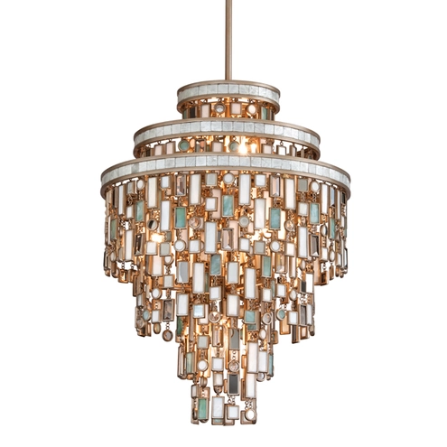 Champagne Leaf Chandelier from the Dolcetti Collection