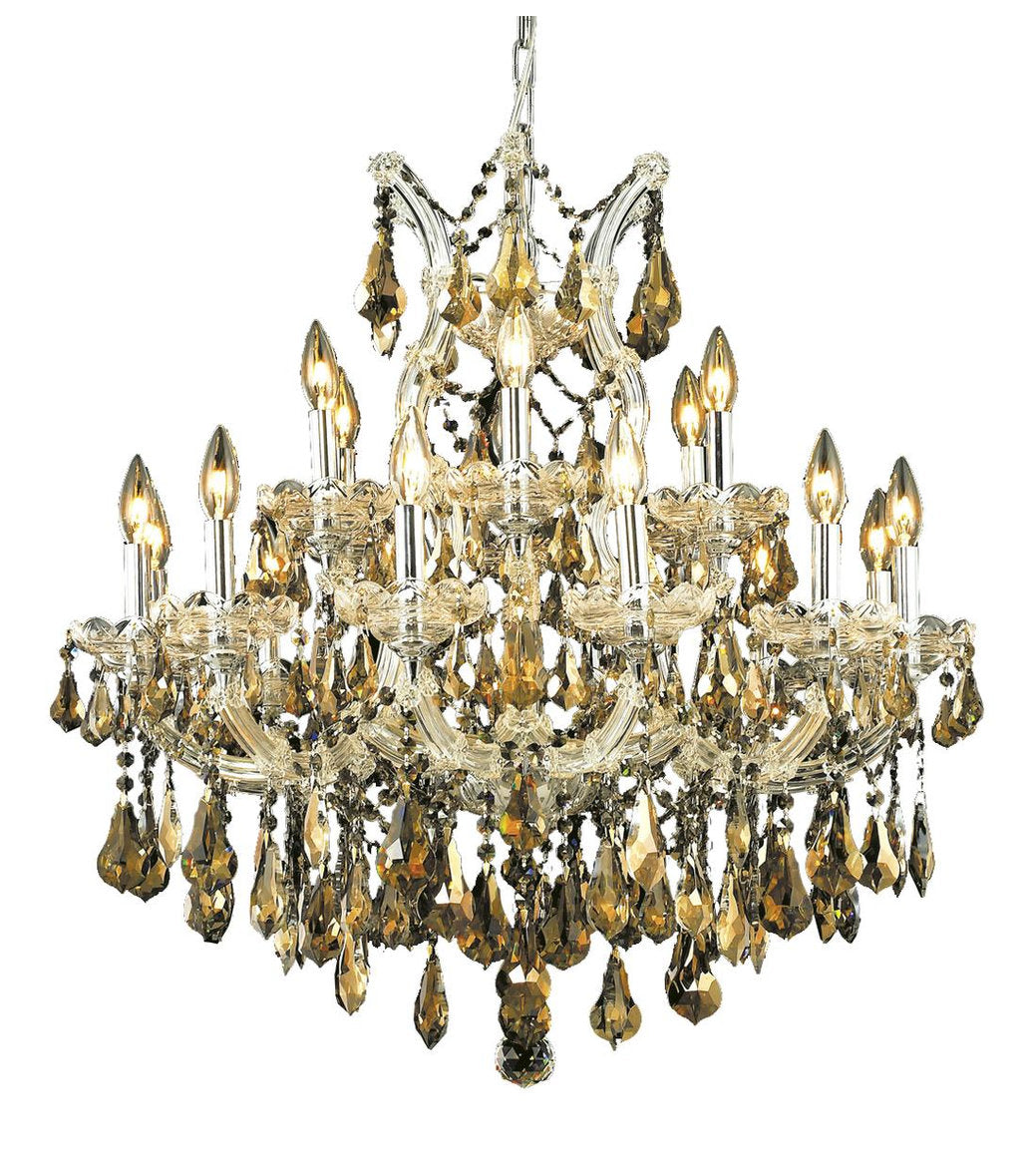 2801 Maria Theresa Collection Hanging Fixture, Clear, Royal CutBy Elegant Furniture & Lighting
