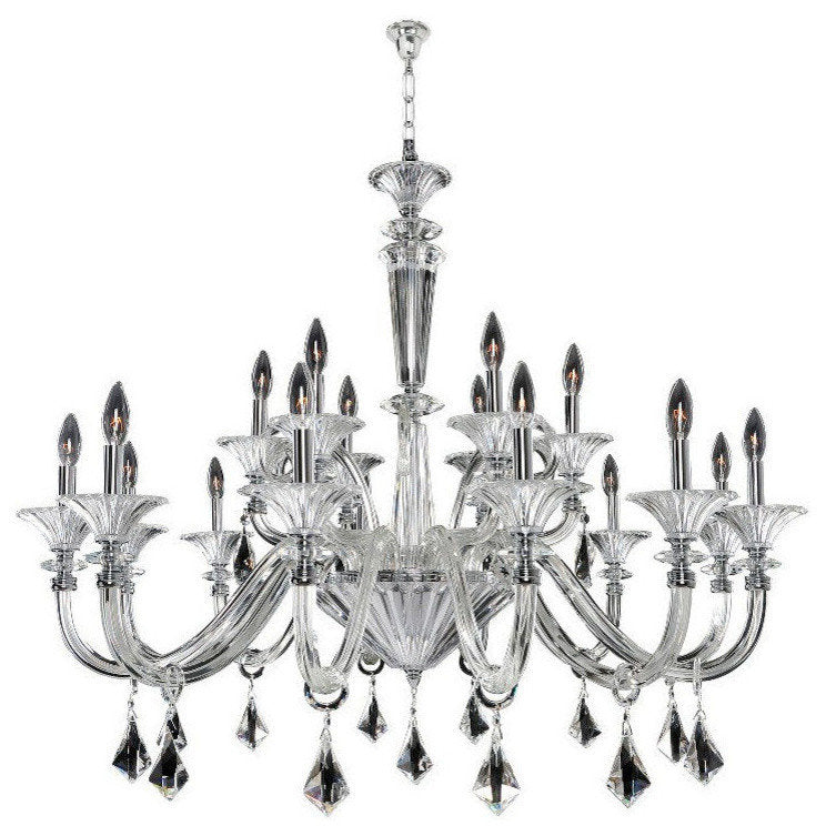 Allegri Crystal, Chauvet 18-Light ChandelierBy Allegri Crystal by Kalco Lighting
