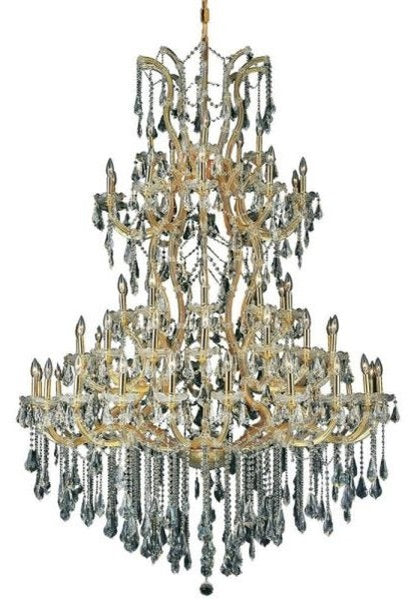 Elegant Lighting 2801G54G/RC Maria Theresa - Sixty-One Light ChandelierBy Elegant Furniture & Lighting