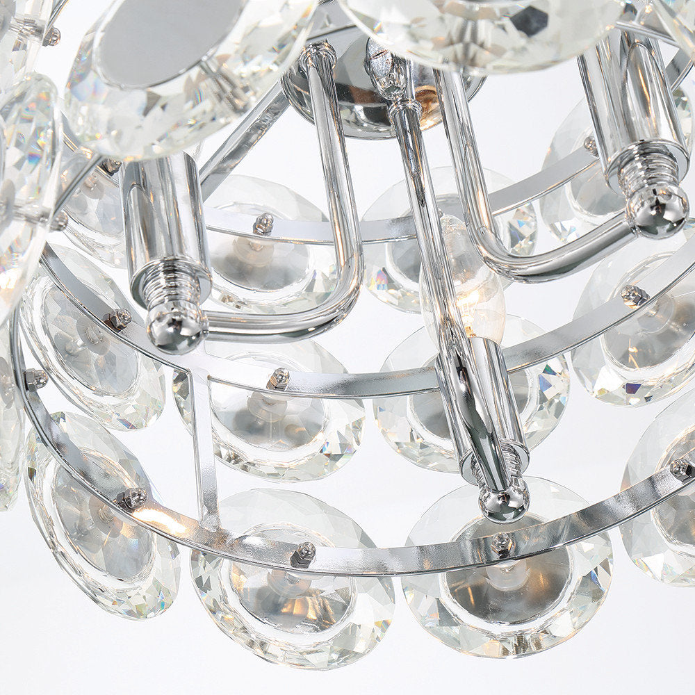 Perrene 24-Light Chandelier, ChromeBy Eurofase Lighting