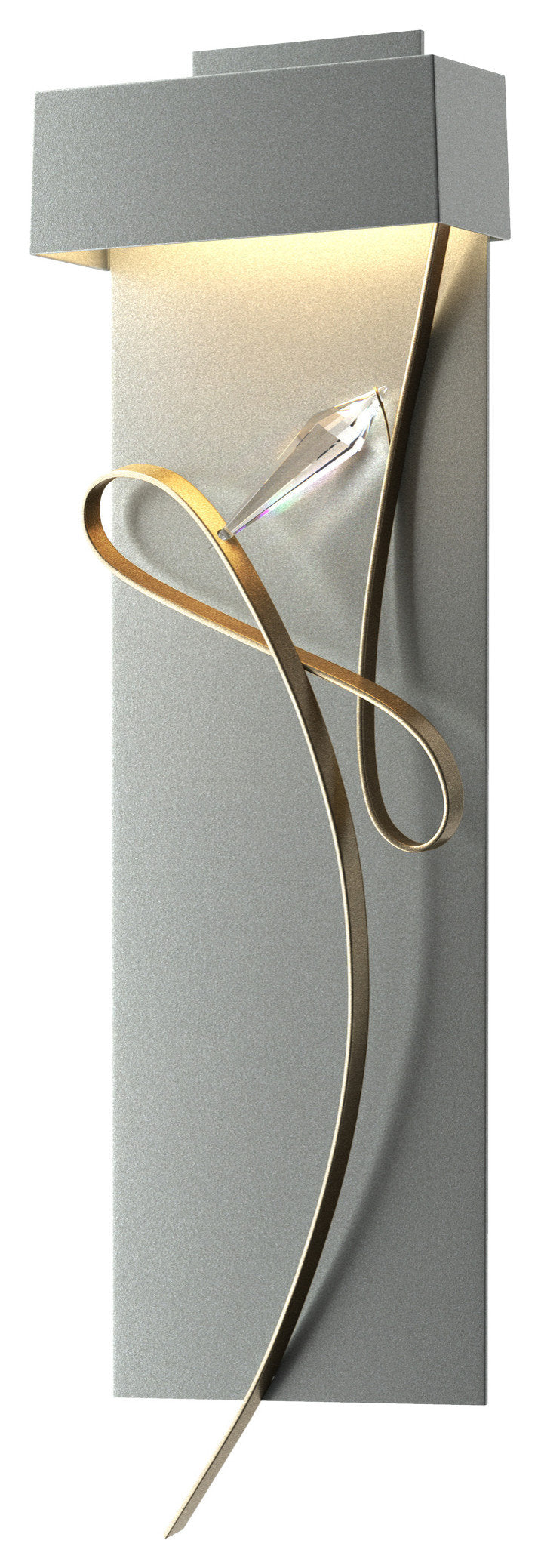 Rhapsody LED Sconce, Vintage Platinum With Soft Gold AccentBy Synchronicity