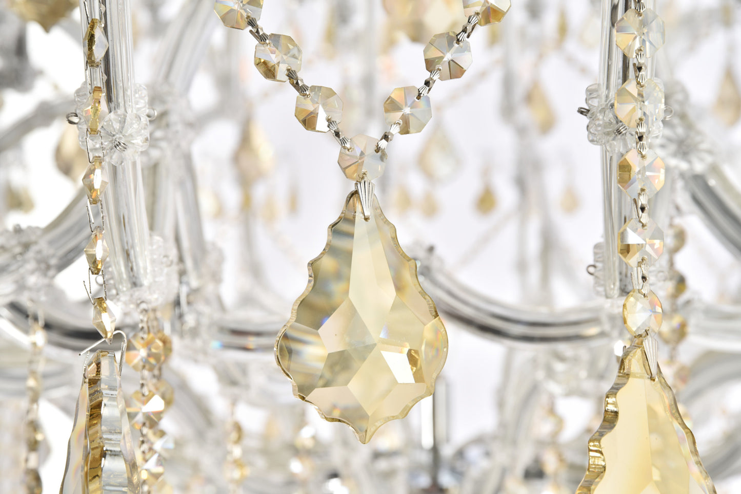 Elegant Lighting 2800G72-GT/RC Maria Theresa 49 Light 72"W - GoldBy Elegant Furniture & Lighting