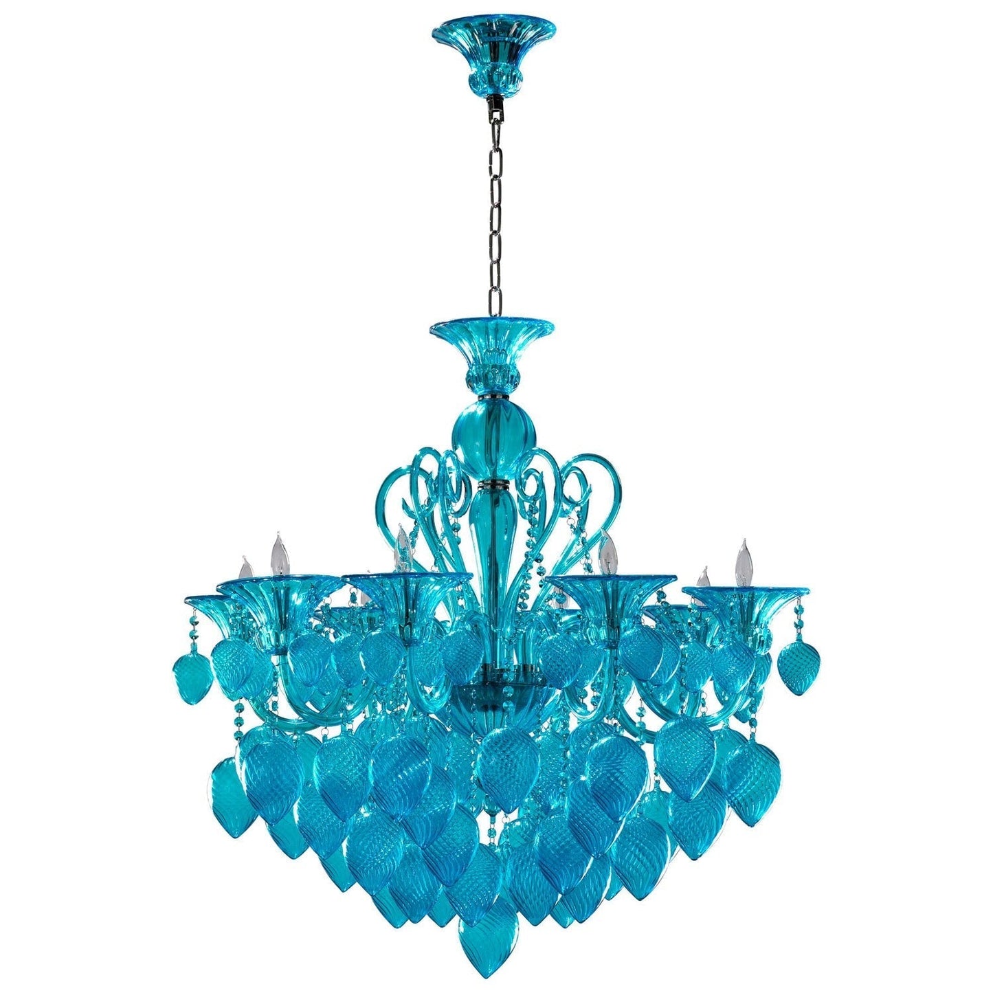 Eight-Light Chandelier