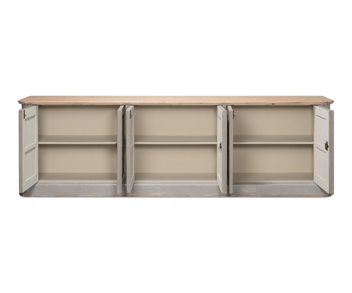 119'' W Solid Wood Sideboard