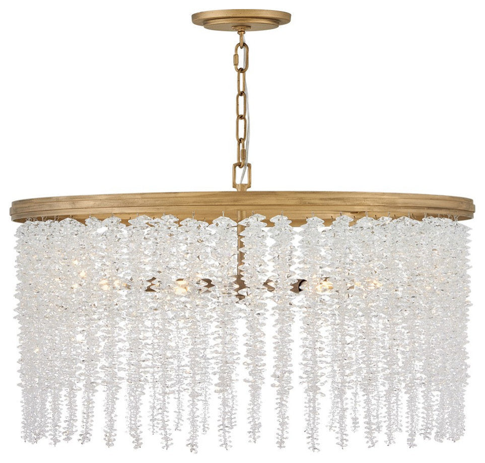 Rubina LED Convertible Chandelier in Burnished GoldBy Hinkley