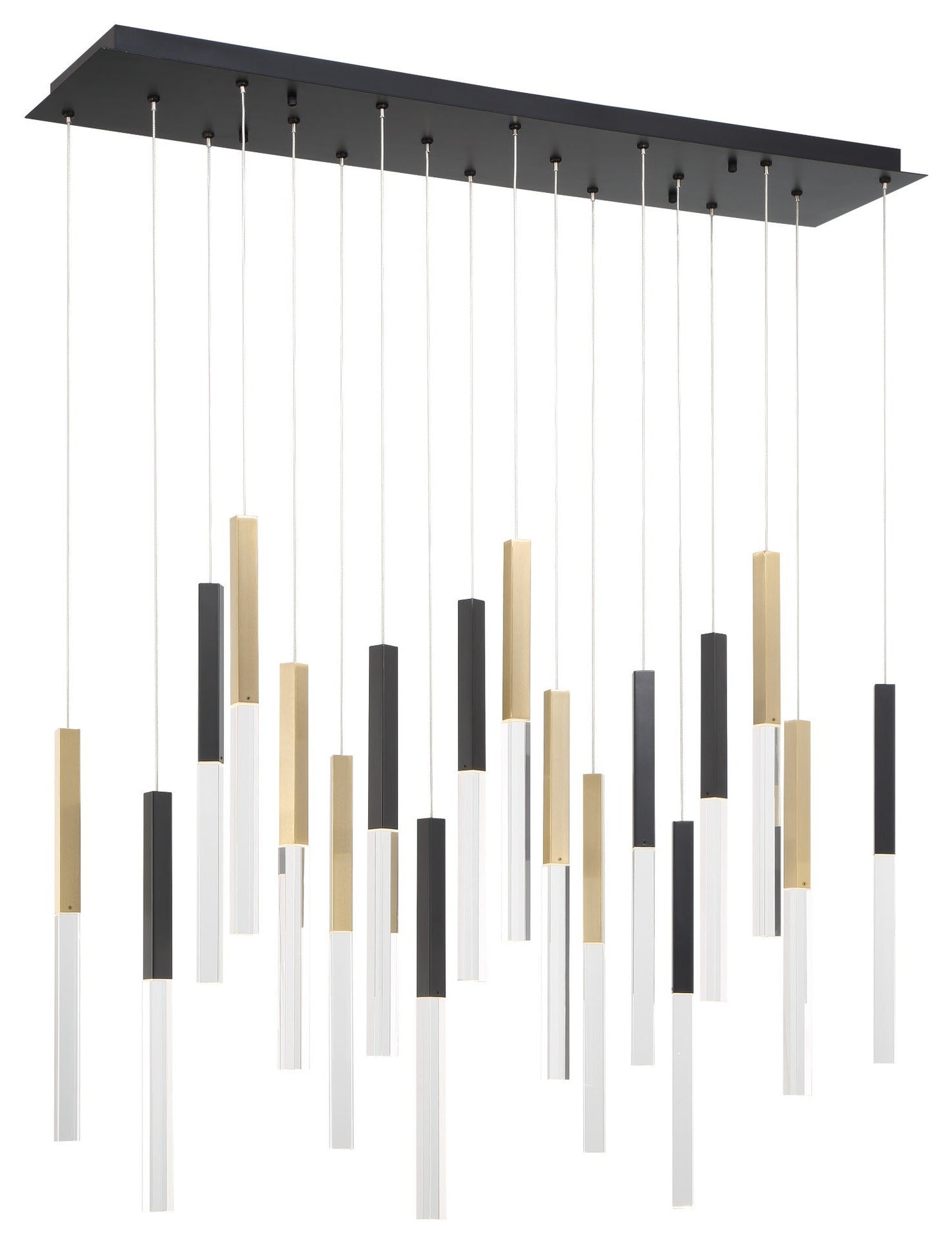 Eurofase Lighting 46771 Benicio 18 Light 42"W 3000K LED Linear - Gold / BlackBy Eurofase Lighting