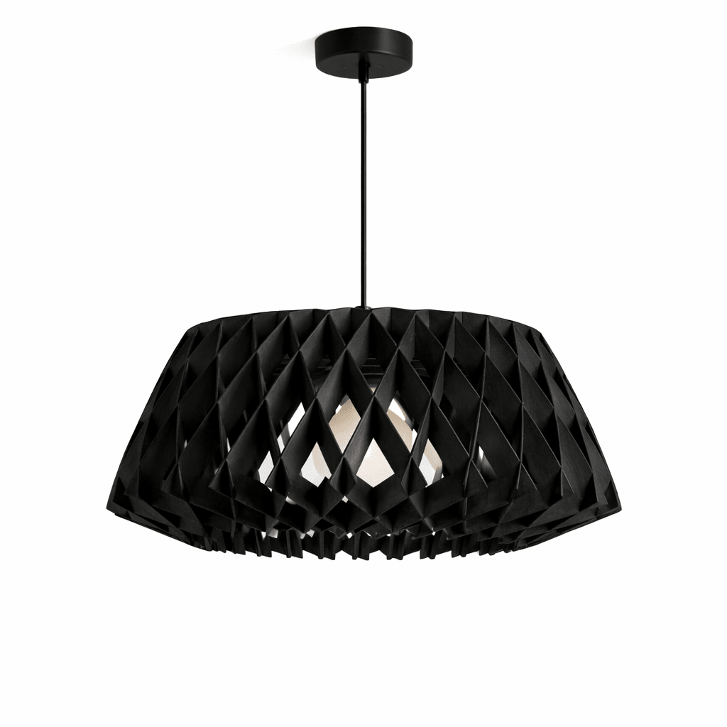 Origami Wood Pendant Lamp