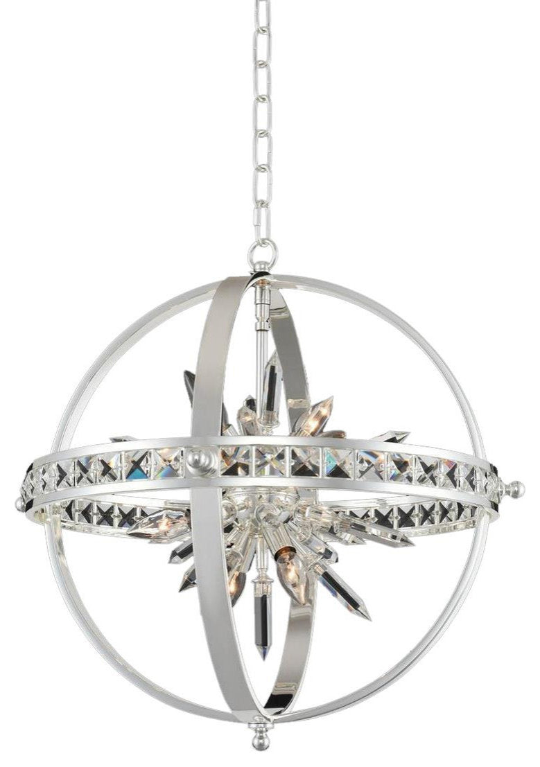 Polished Silver Angelo Crystal Pendant LampBy KALCO LIGHTING