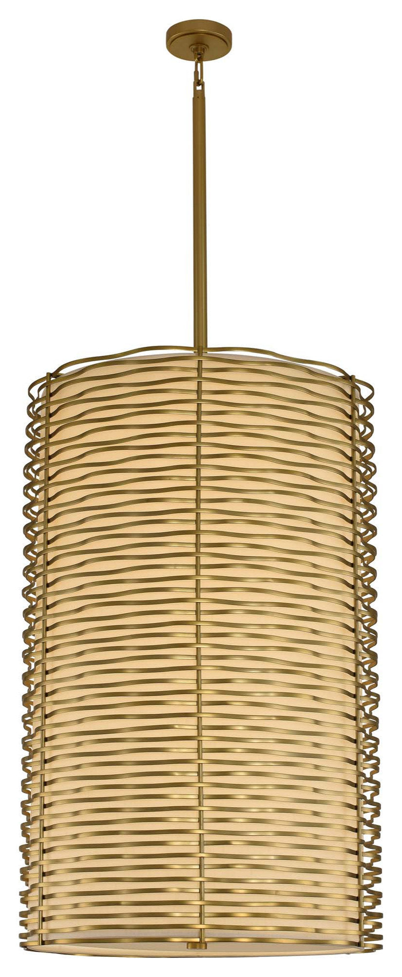 Paloma 25x45in 1 Lt Casual Luxury Large Pendants by KalcoBy KALCO LIGHTING