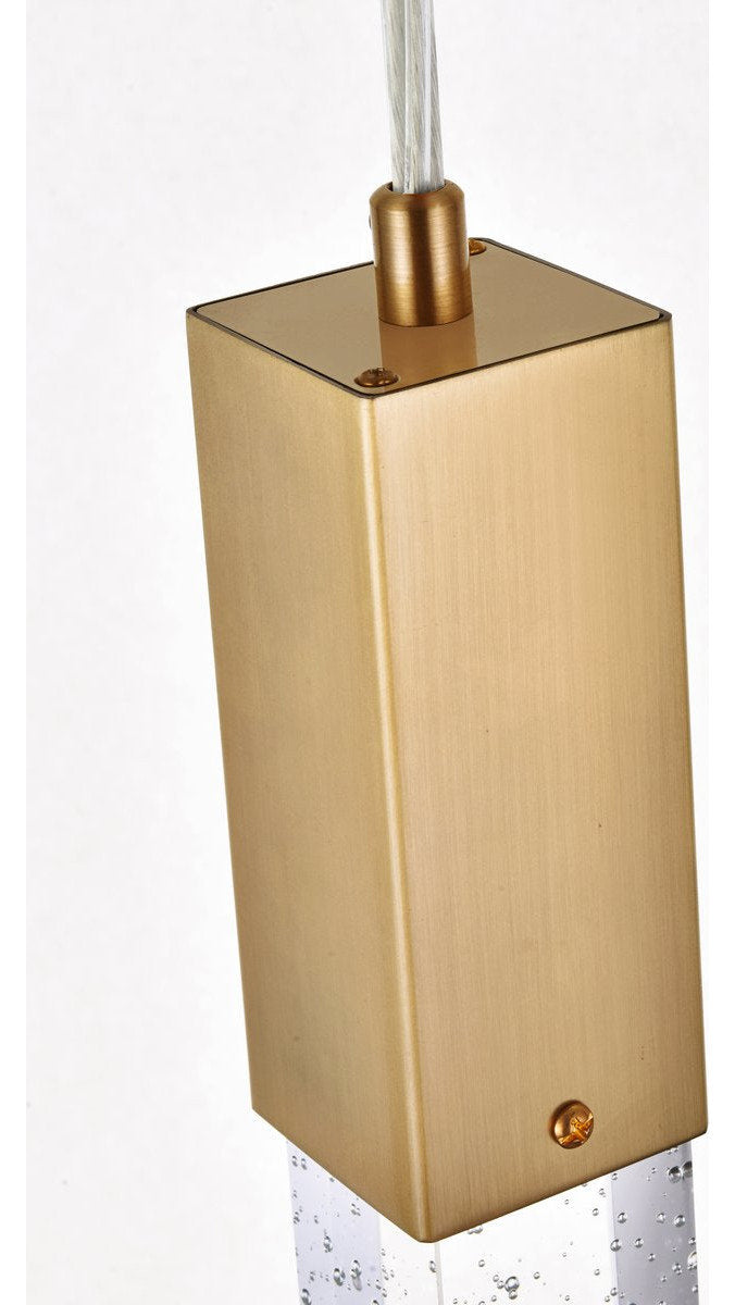 Wade 25-Light Pendant, Satin GoldBy Home Living