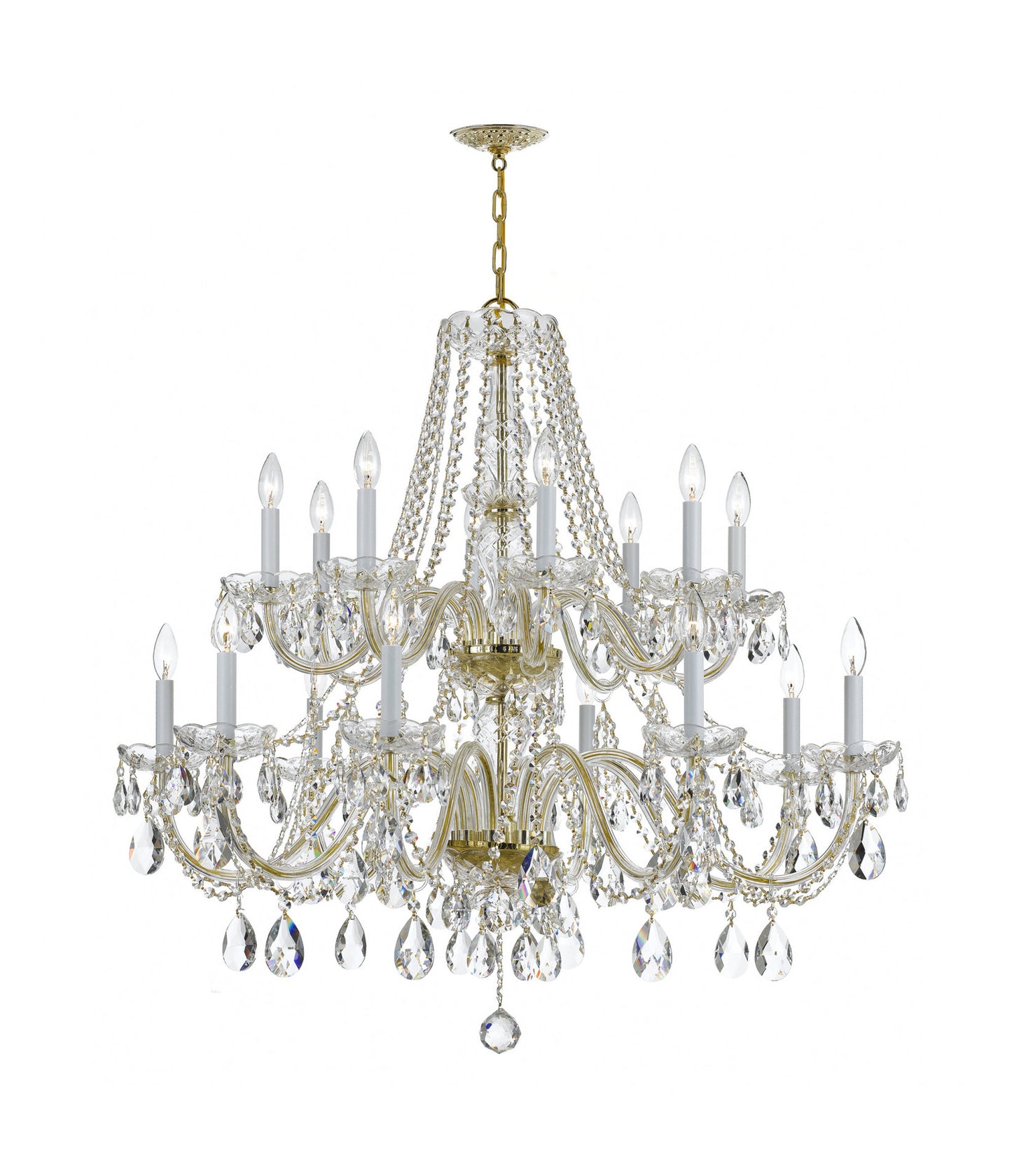 Crystorama Lighting Group 1139-CL-S Traditional Crystal 16 Light - PolishedBy Crystorama Lighting