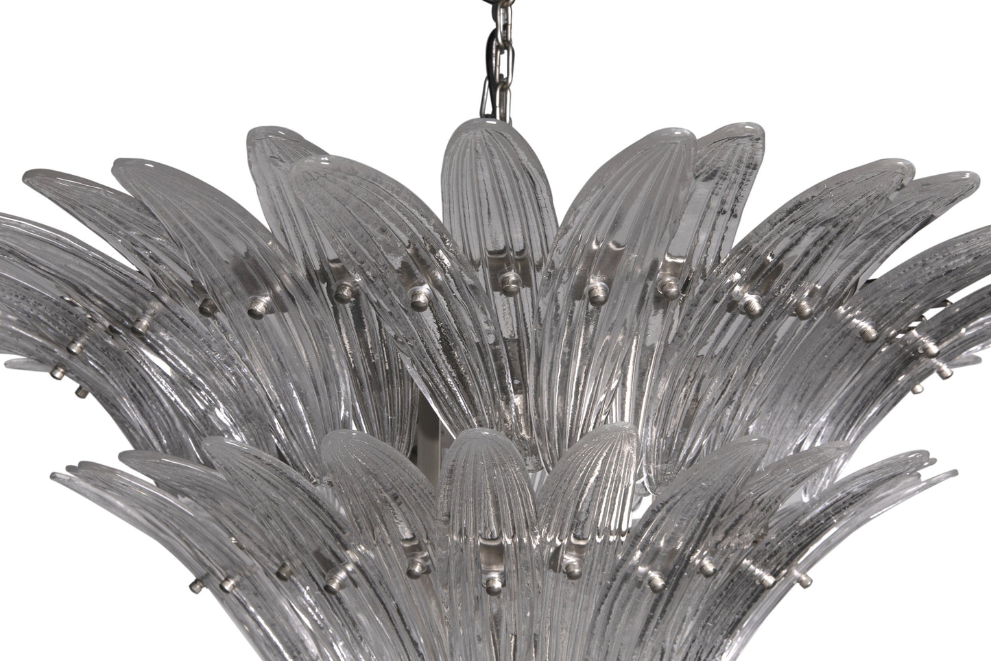 30" Emperor Antique Silver ChandelierBy Noir