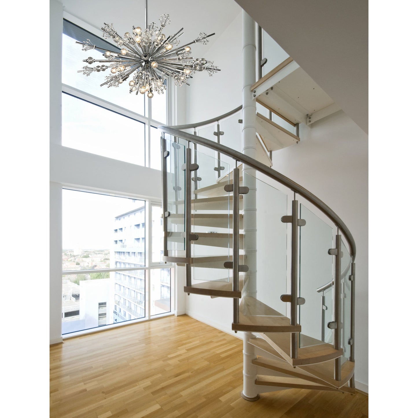 Elk Lighting Starburst 24-Light Chandelier, Polished ChromeBy ELK Group International