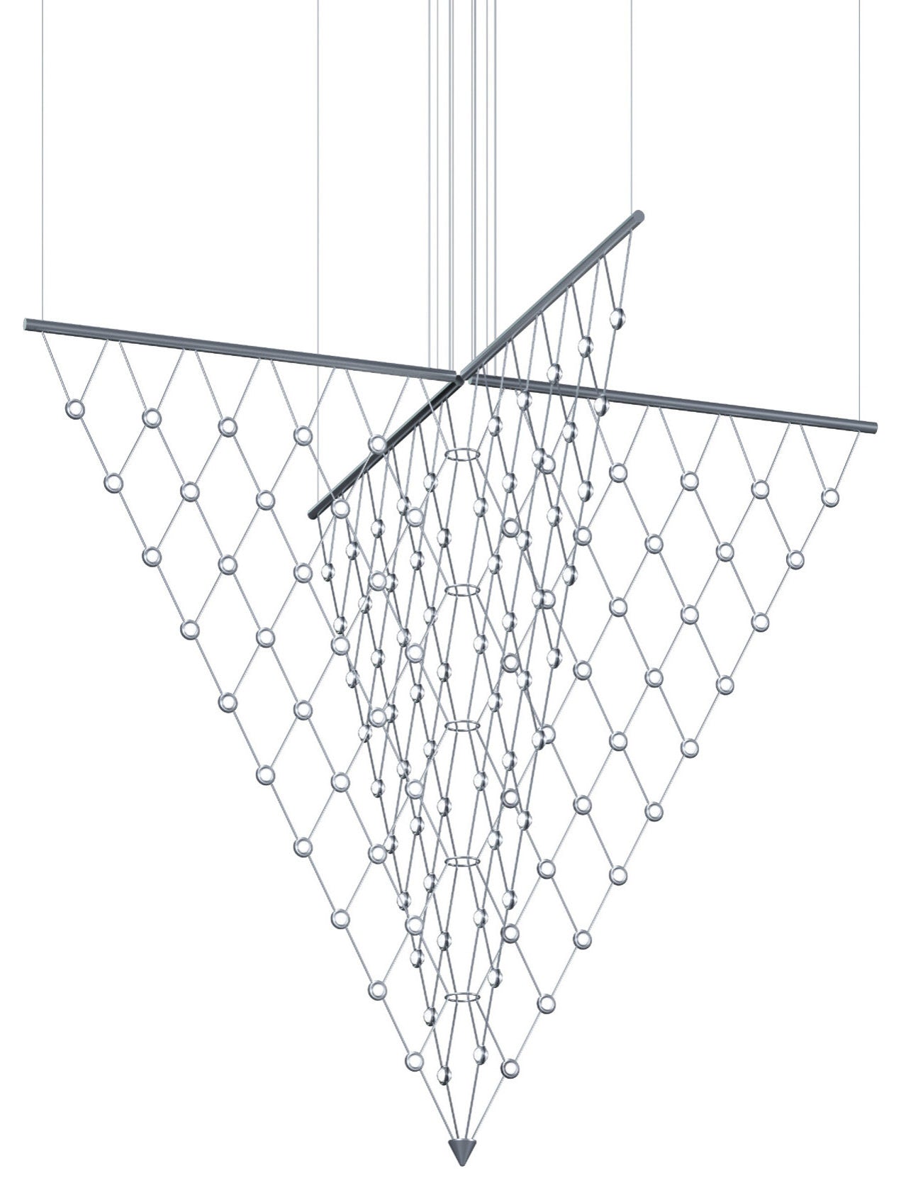Sonneman 1884.C Constellation Galaxy Matrix 2 Light 58"W LED - Bright SatinBy SONNEMAN - A Way of Light