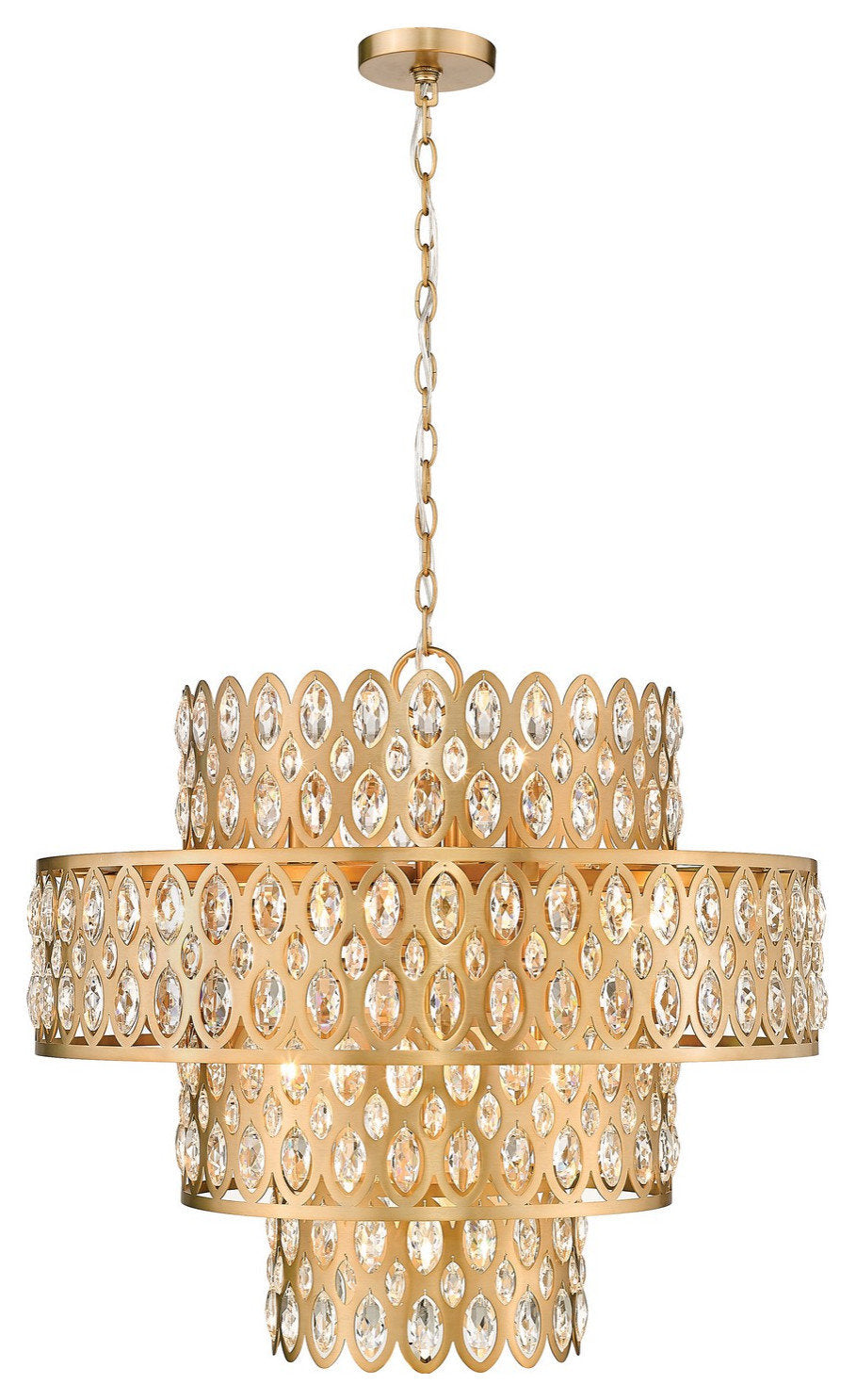 Dealey 13 Light Pendant in Heirloom BrassBy Z-LIte