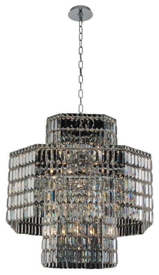 Contemporary Livelli Pendant, ChromeBy KALCO LIGHTING