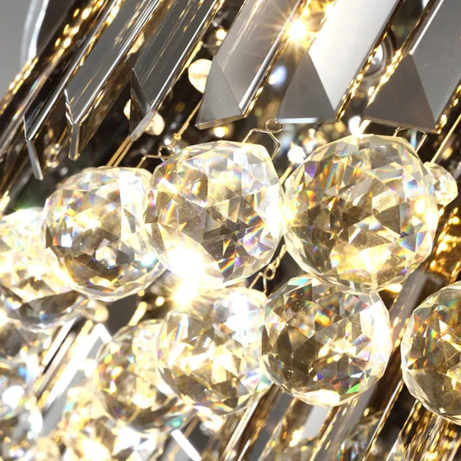 Gio Crystal Ceiling Chandelier, Diameter 40"By MORSALE
