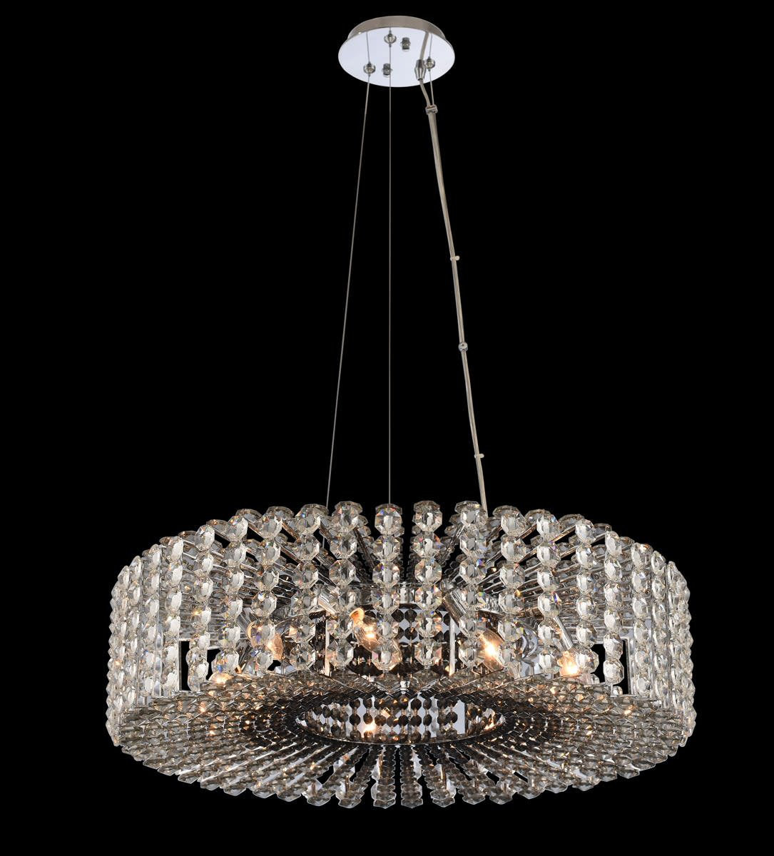 Allegri Crystal, Anello Pendant, 26"By Allegri Crystal by Kalco Lighting