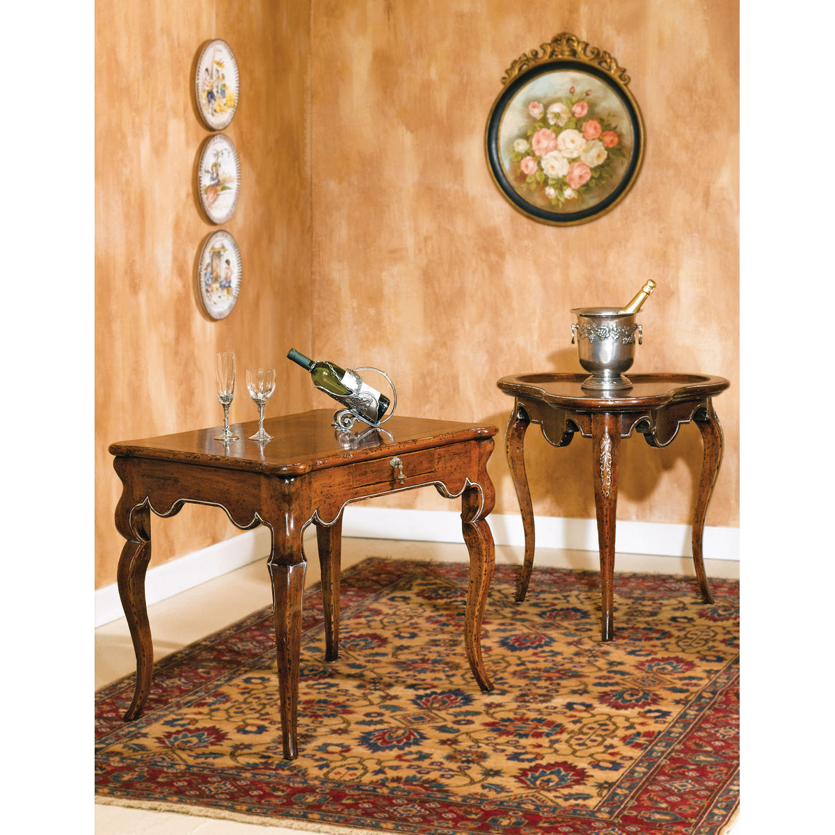34" Solid Wood Console Table