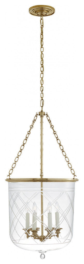 Cambridge Natural Brass Large Smoke Bell LanternBy Ralph Lauren Home
