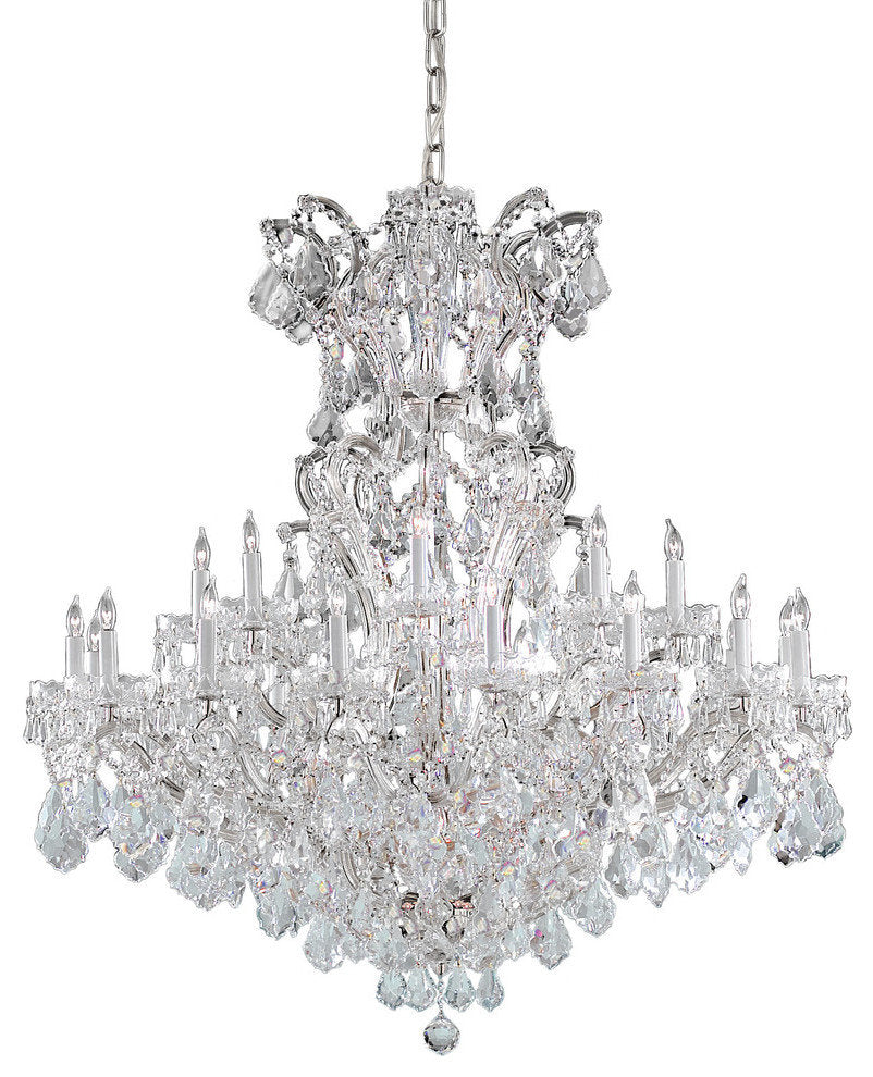 Maria Theresa 25 Light Clear Crystal Chrome ChandelierBy Crystorama Lighting