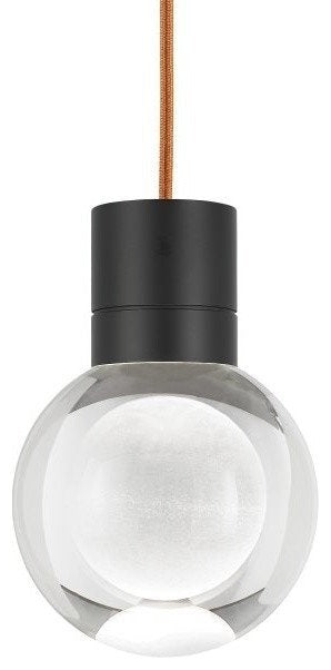 Tech Lighting TD Mina Pendant 7-Light, Clear/Copper/Black LED922By Tech Lighting