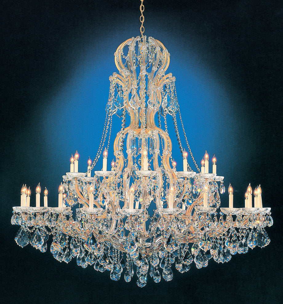 Maria Theresa 37 Light Clear Crystal Gold ChandelierBy Crystorama Lighting