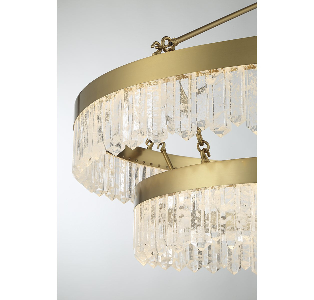 Savoy House Landon 2-Light LED Pendant, Warm Brass - 7-1622-117-322By Savoy House