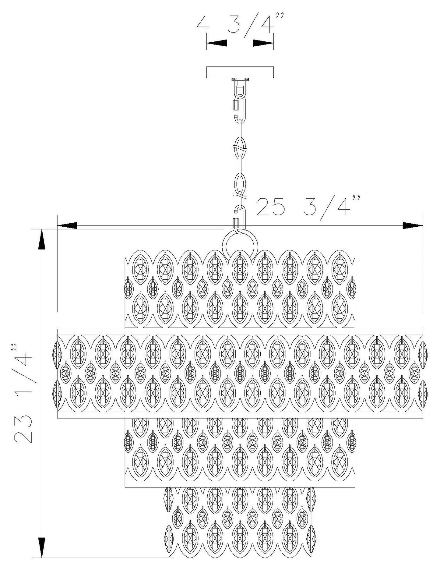 Dealey 13 Light Pendant Lighting, Heirloom BrassBy Z-LIte