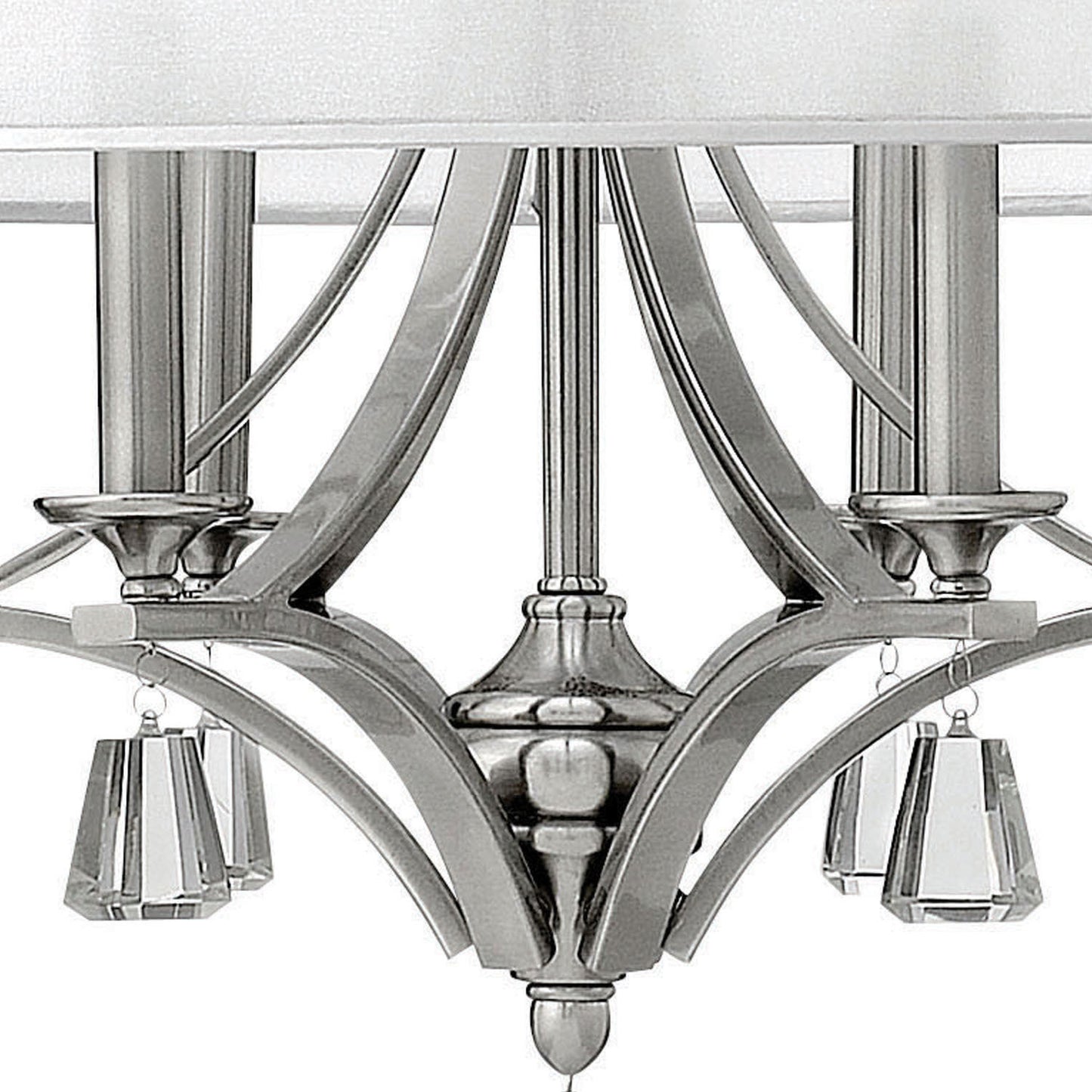Fredrick Ramond Mime Medium Drum, Brushed Nickel*By Hinkley