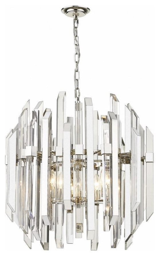 6 Light Pendant in Coastal Style - 26.75 Inches High - PendantsBy Bailey Street Home