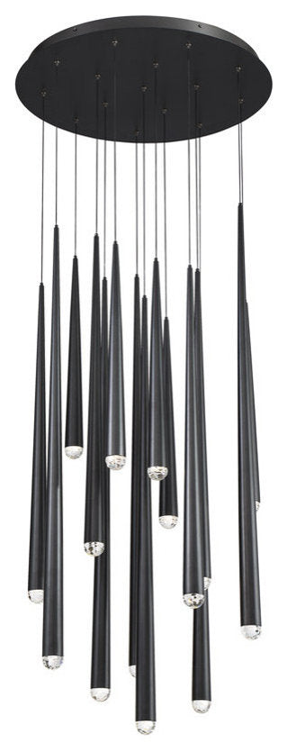 Modern Forms PD-41715R Cascade 15 Light 23"W LED Suspended Multi - PolishedBy Modern Forms