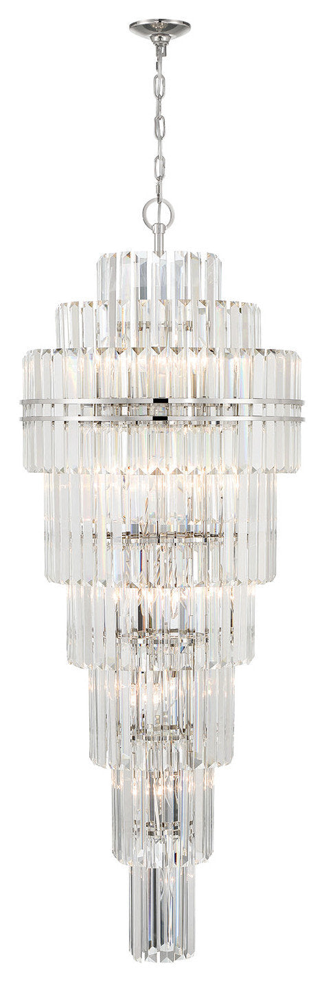 Crystorama Lighting Group HAY-1419 Hayes 31 Light 24"W Crystal - PolishedBy Crystorama Lighting