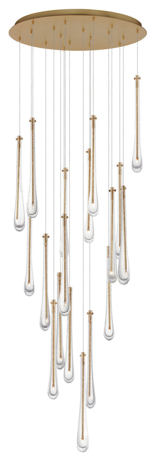 Stillo LED Pendant, GoldBy ET2 Contemporary Lighting