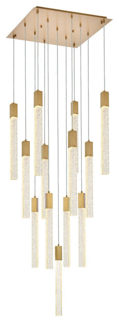 Elegant Lighting 2066G26 Weston 13 Light 26"W LED Crystal Multi - ChromeBy Elegant Furniture & Lighting