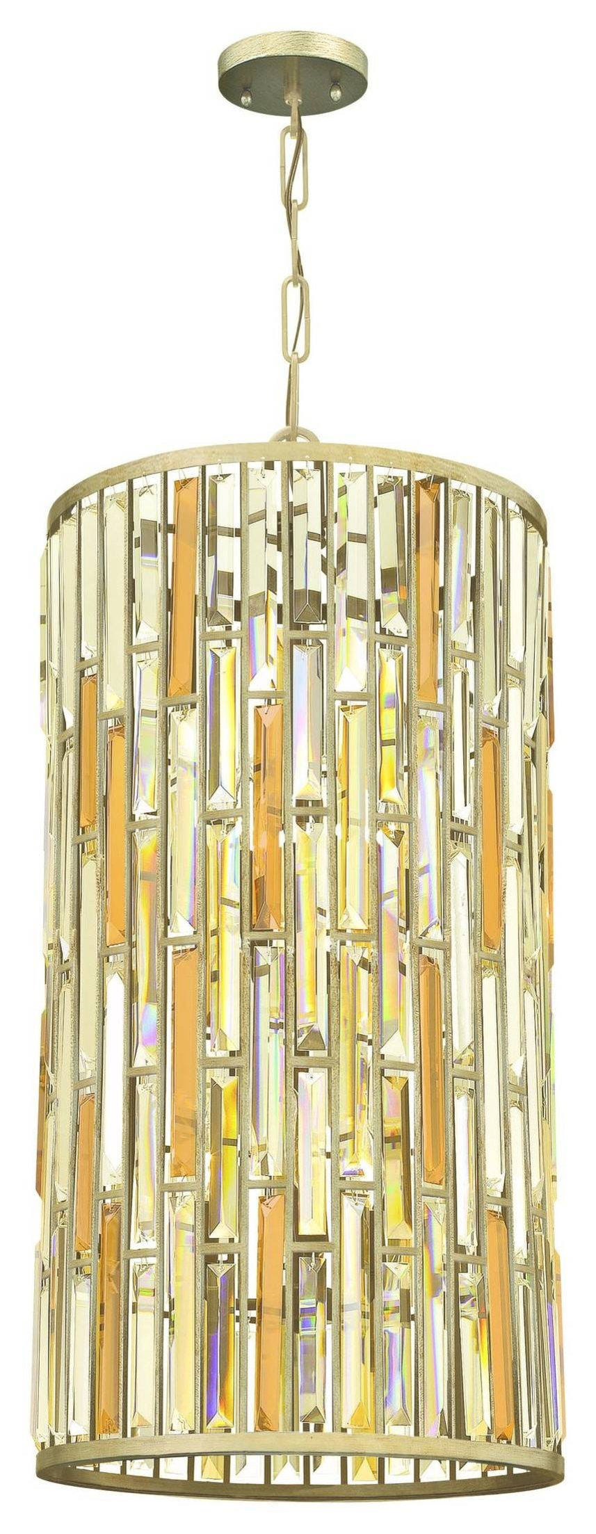 Gemma Large Pendant Foyer, Silver LeafBy Hinkley