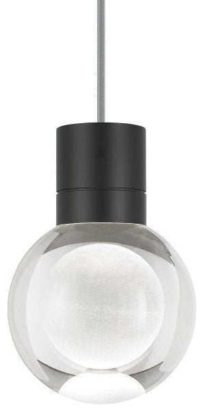 Tech Lighting TD Mina Pendant 7-Light, Clear/Gray/Black LED930By Tech Lighting