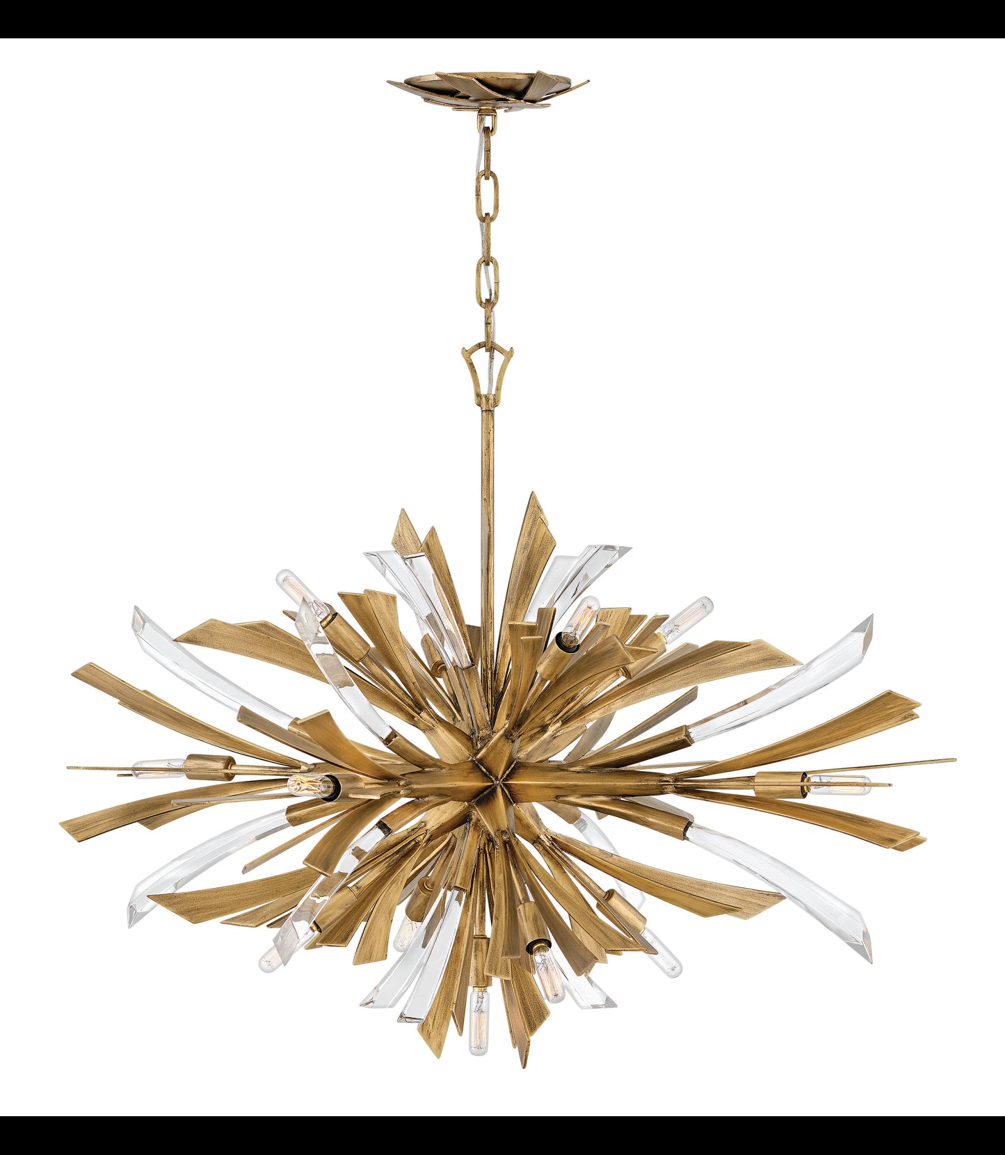 Fredrick Ramond Vida 13-Light Chandelier in Burnished GoldBy Hinkley