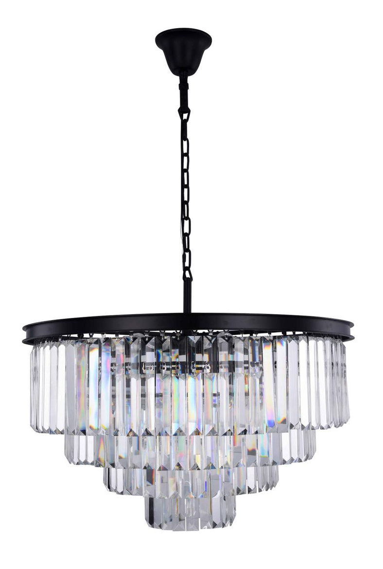 Sydney 17-Light Chandelier, Shade: ClearBy Elegant Furniture & Lighting
