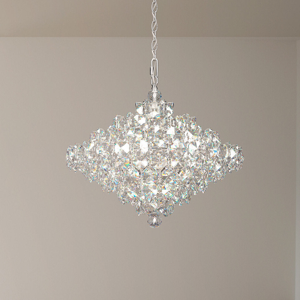 Schonbek Bn1024N-401S 12 Light Crystal Pendant, Polished Stainless SteelBy Schonbek