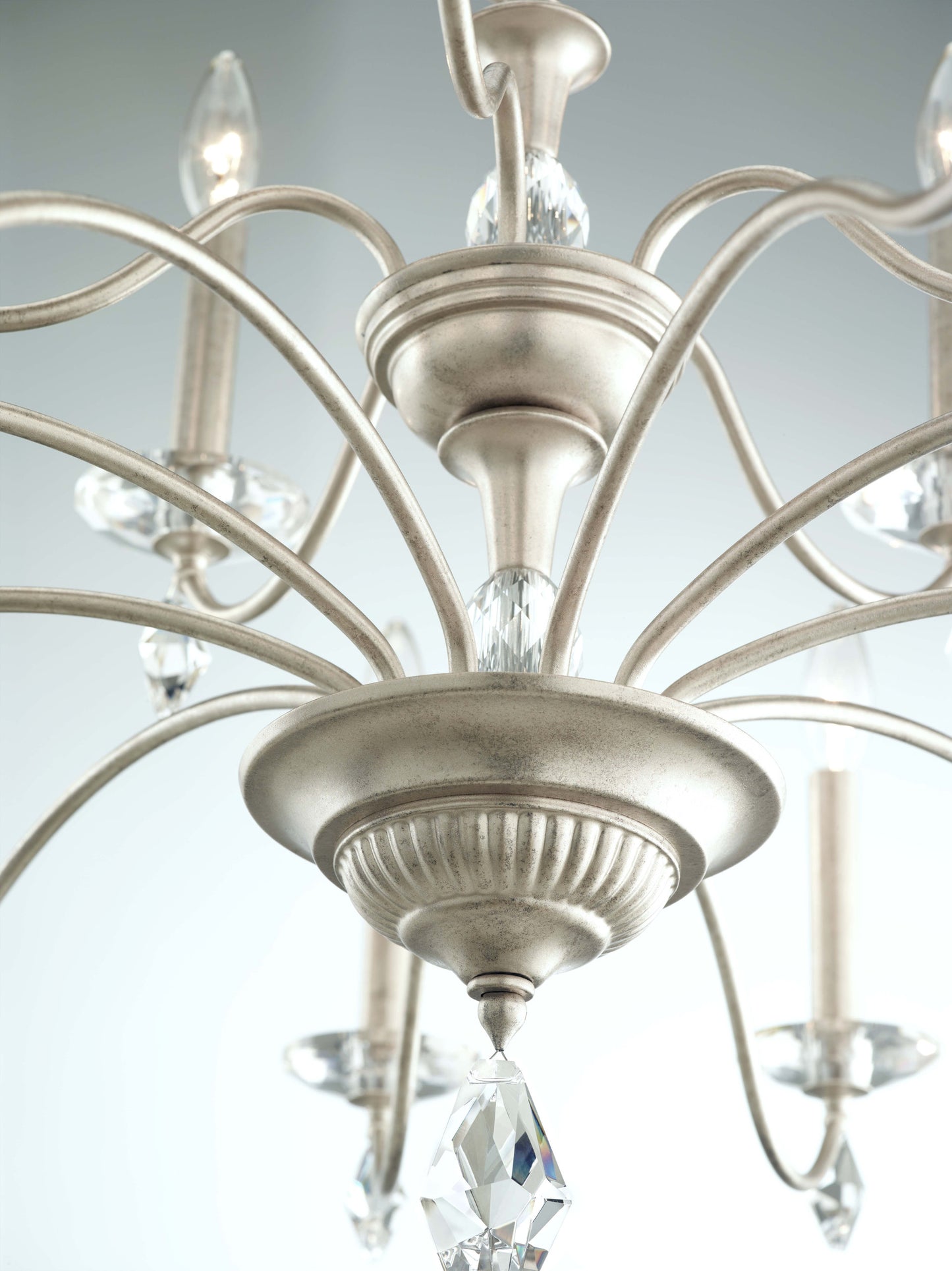 Modique 39.5x22" 15-Light Transitional Chandelier by Schonbek, Finish: Antique SBy Schonbek