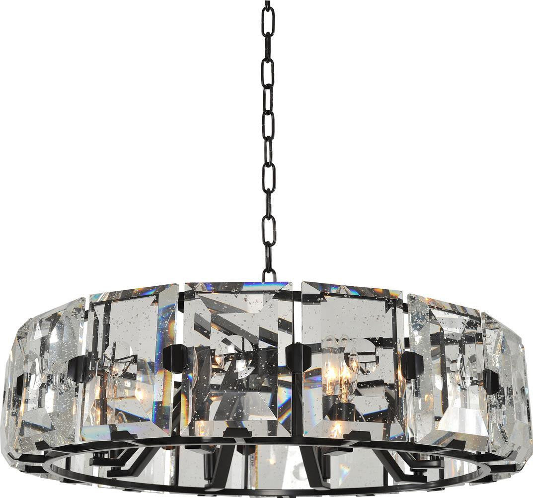 Giada Dark Bronze Bubble Crystal PendantBy KALCO LIGHTING