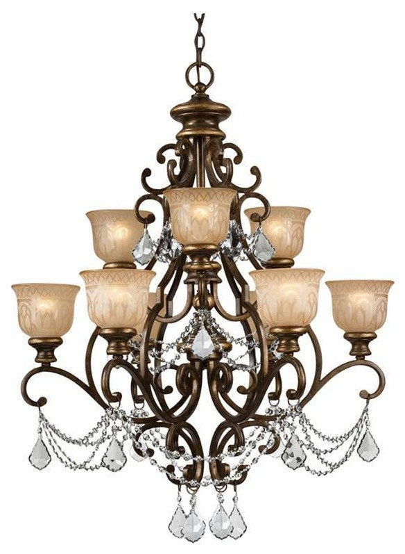 Crystorama Norwalk Swarovski Spectra Crystal Iron ChandelierBy Crystorama Lighting