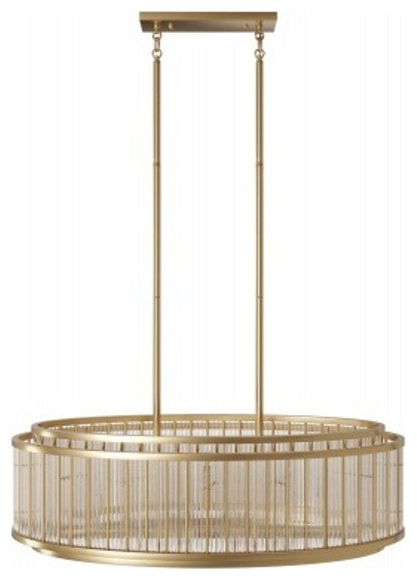 Waldorf 16 Light Chandelier, Aged BrassBy Avenue Lighting