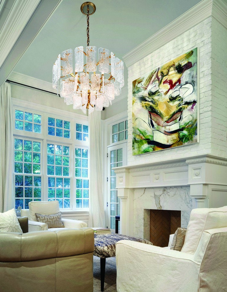 Piemonte Chandelier, 8-LightBy Corbett Lighting