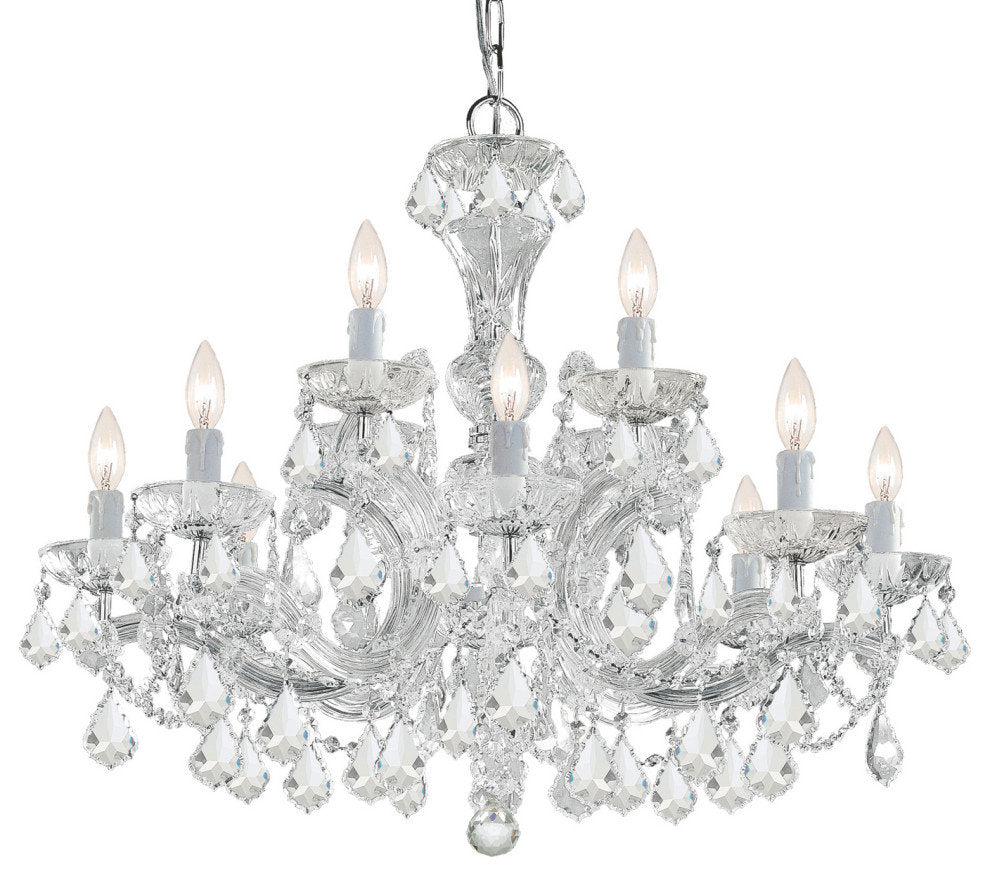 Maria Theresa 12 Light Clear Swarovski Strass Crystal ChandelierBy Crystorama Lighting